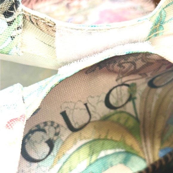 Gucci Garden Canvas Eco Tote Bag Tiger & Floral Print - Picture 7 of 10